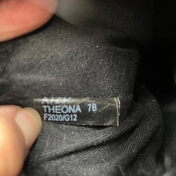 Coach Theona Gold Rabbit Fur Trim Winter Boots Womens 7B Logo Print Poof Zipper - Picture 10 of 10